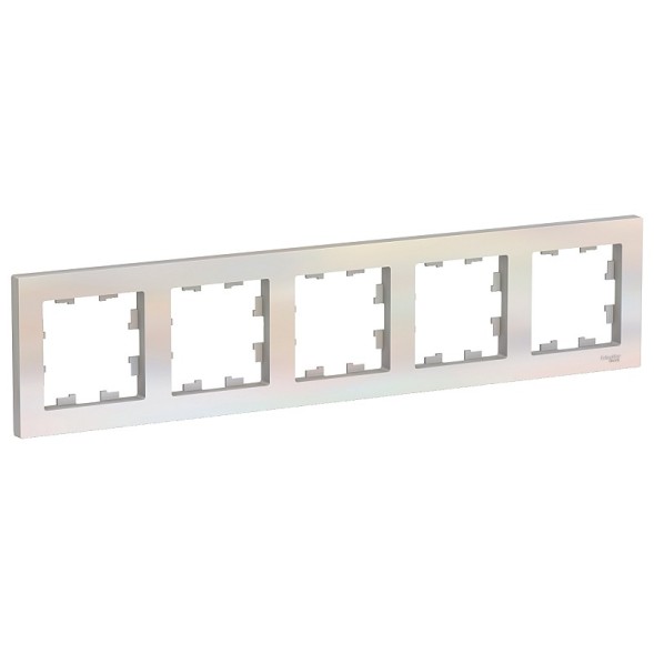 Рамка Schneider Electric Atlasdesign Жемчуг 5 постов ATN000405