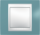 Рамка Schneider Electric Unica Хамелеон Синий / Белый 1 пост MGU6.002.873