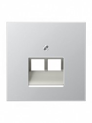 Крышка Jung A серия белая для 2-х модульных разъемов A569-2NINFWW