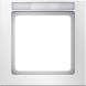 Рамка Berker Q.3 с полем для надписей Полярная белизна с эффектом бархата, 1 пост 10516099