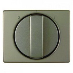 Центральная панель Berker R.1 Berker Arsys светло-бронзовый металл с вращающейся ручкой для 3-уровневого выключателя 10880101