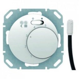 Регулятор температуры помещения Berker R.1 Полярная белизна пола с замыкающим контактом 20342089