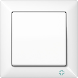 Рамка Jung AS 500 белая Антибактериальная версия 1 пост ABAS581WW