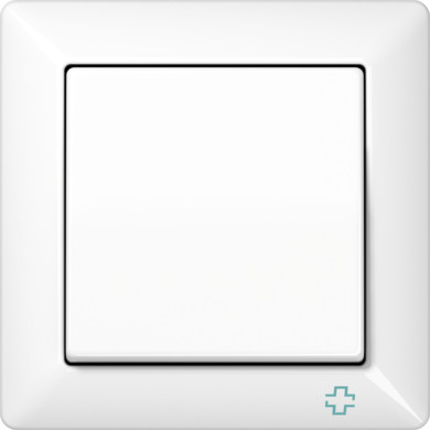 Рамка Jung AS 500 белая Антибактериальная версия 1 пост ABAS581WW