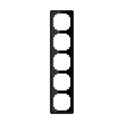 Рамка Jung CD Plus Черный 5 постов CDP585SW