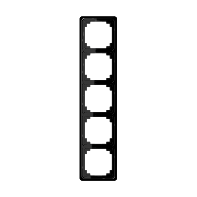 Рамка Jung CD Plus Черный 5 постов CDP585SW
