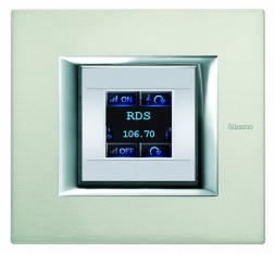 Рамка Bticino Axolute Квадрат Алюминий 2-модульная HA4802XC