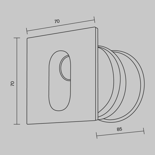 Подсветка для лестниц Outdoor O022-L3W