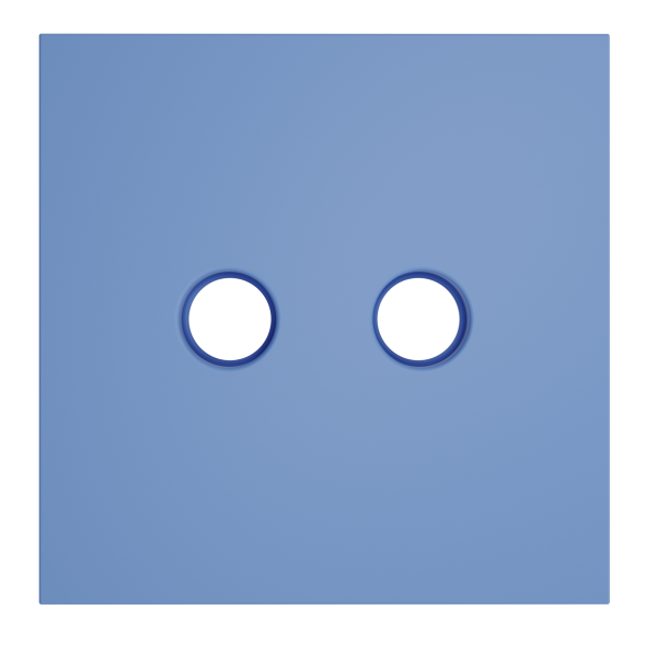 Накладка для розетки телевизионной оконечной TV+SAT, S70 (деним)