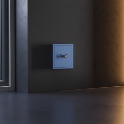 Накладка для розетки телевизионной оконечной TV+SAT, S70 (деним)