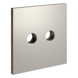 Накладка для розетки телевизионной оконечной TV+SAT, S70 (кашемир)