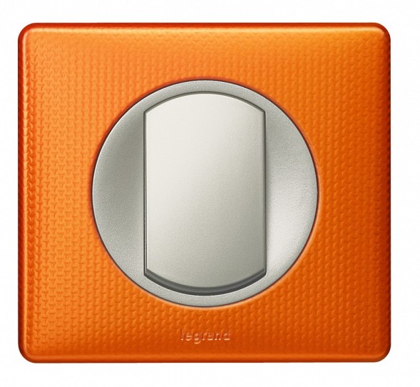 Рамка Legrand Celiane Металлик Оранжевый пунктум 1 пост 068761