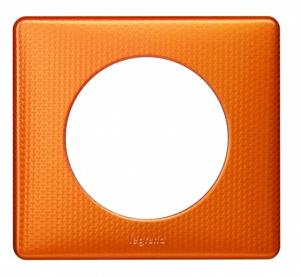 Рамка Legrand Celiane Металлик Оранжевый пунктум 1 пост 068761