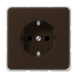 Розетка Jung CD серия коричневый с заземлением 16А/250В CD1520BR