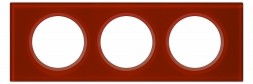 Рамка Legrand Celiane Стекло Смальта кармин 3 поста 069473
