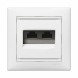 Розетка компьютерная Legrand Valena Белый (RJ45) 2-ая 5кат.крепление винт(без лапок) 774239