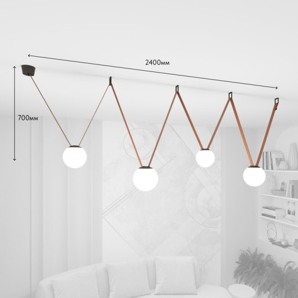 Комплект ременной трековой системы Belty DK55SET20-01-BR