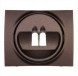 Лицевая панель Legrand Galea Life темная бронза для розетки аккустической 771200