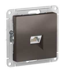 ATN000686 Розетка компьютерная RJ45 Cat.6 Schneider Electric ATLASDESIGN, скрытый монтаж, мокко Schneider Electric