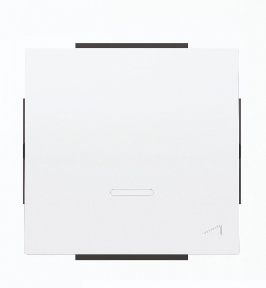 Клавиша ABB Sky белый для механизма клавишного светорегулятора 2CLA856010A1101 8560.1 BL