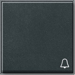 Клавиша Gira TX44 Антрацит с символом &quot;звонок&quot; 028667