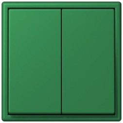 Клавиша Jung Les Couleurs® Le Corbusier vert fonce для двухклавишного выключателя LC99532050