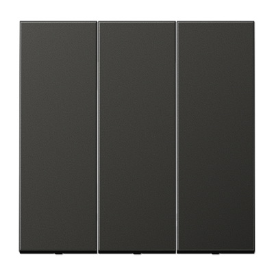 Клавиша Jung LS серия антрацит Тройная AL993AN