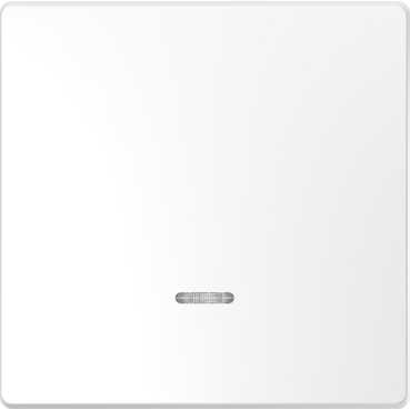 Клавиша Merten D-Life белый лотос 1-ная с линзой для led модуля MTN3320-6035