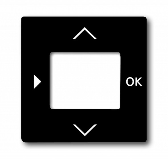 Плата центральная (накладка) ABB Basic 55 chateau-black для таймера 6455 6456 2CKA006430A0393 6435-95-507