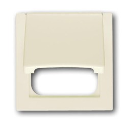 Плата центральная (промежуточное кольцо) ABB impuls слоновая кость с откидной крышкой для 50x50 мм телекоммуникационных вставок/механизмов AMP Brand-Rex Rutenbeck BTR Telegartner 2CKA001753A0043 1746-72