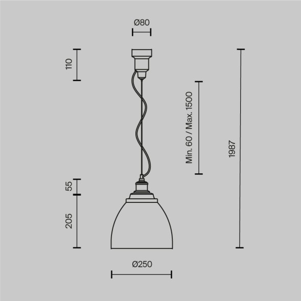 Подвесной светильник Maytoni P534PL-01W