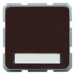 Штепсельная розетка Berker IP44 коричневый с блеском SCHUKO с откидной крышкой и полем для надписи Влагозащищенный скрытый монтаж 471901