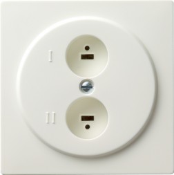 Розетка для стереофонического громкоговорителя Gira S-color Белый 040240