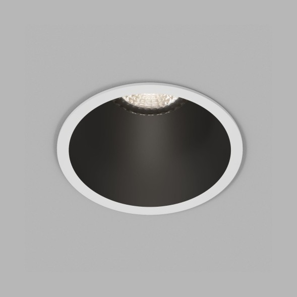 DK3026-WB Встраиваемый светильник, IP 20, 10 Вт, GU5.3, LED, белый/черный, пластик