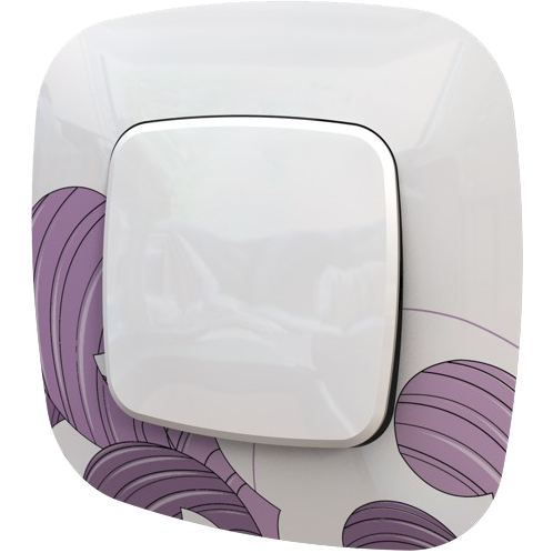 Рамка Legrand Valena Allure Флора 1 пост 754361