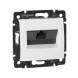 Розетка компьютерная Legrand Valena Белый (RJ45) 1-ая 5кат.крепление винт.(без лапок) 774238