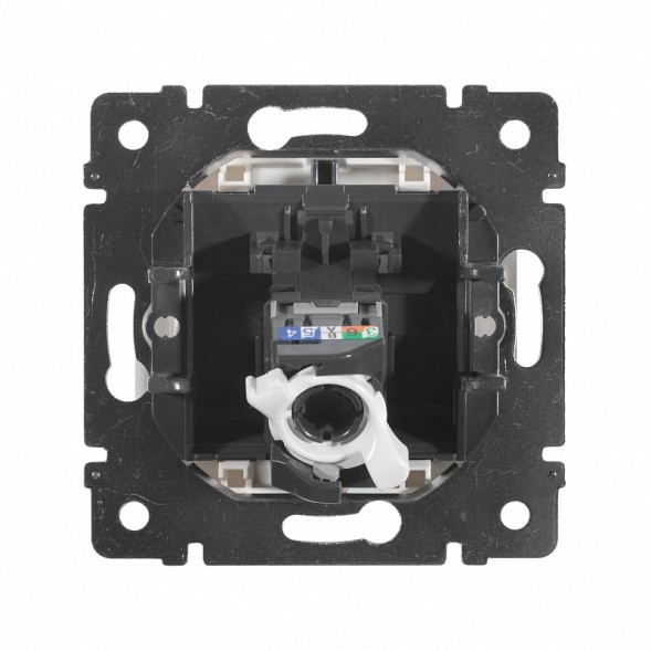 Розетка компьютерная Legrand Valena Белый (RJ45) 1-ая 5кат.крепление винт.(без лапок) 774238