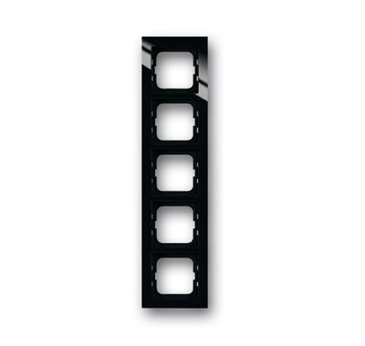 Рамка ABB для монтажа заподлицо Axcent Черный 5 постов 2CKA001753A4130 1725-281/11