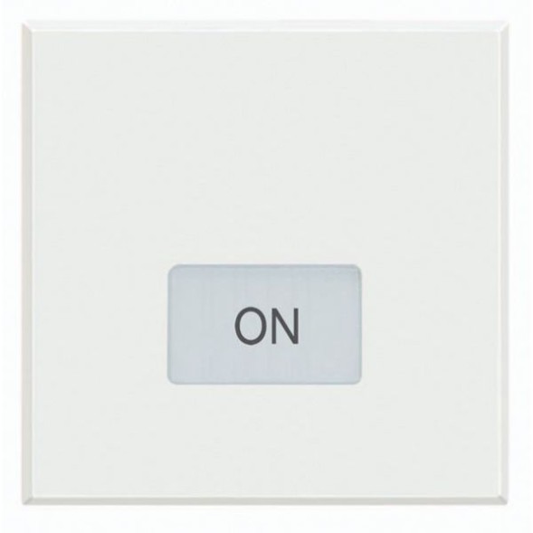 Клавиши Bticino Axolute Белый с подсвечиваемыми символами для выключатель в дизайне AXIAL - 2 модуля, ON HD4921M2LM