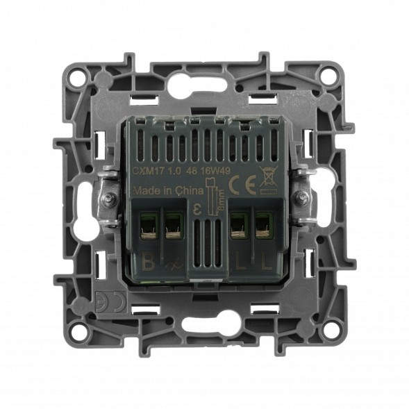 Светорегулятор Legrand Etika алюминий поворотный без нейтрали 300Вт 672419