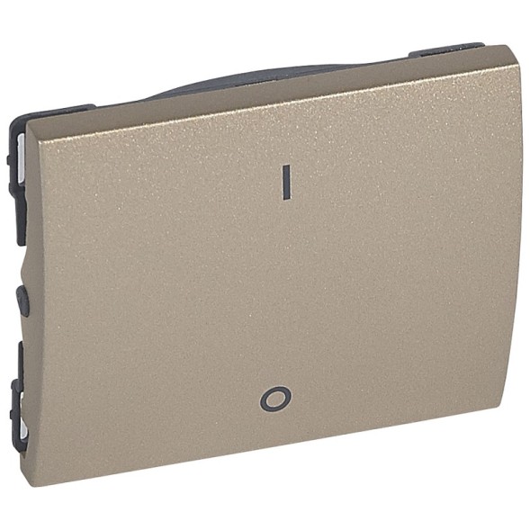 Клавиша Legrand Galea Life титан для двухполюсного выключателя 771415