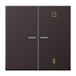 Таймер Jung LS серия Dark универсальный Bluetooth AL1751BTD