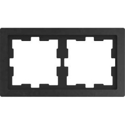 Рамка Merten D-Life Базальт 2 поста MTN4020-6547