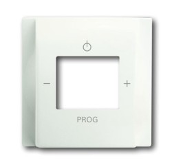 Плата центральная (накладка) ABB Impuls альпийский белый для механизма цифрого FM-радио 8215 U 2CKA008200A0062 8252-74