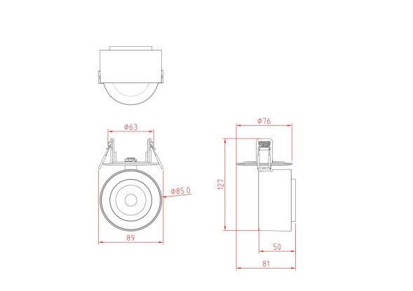 Потолочный светильник Technical C063CL-L12B4K