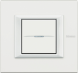 Рамка Bticino Axolute Квадрат Матовое стекло 2-модульная HA4802VSA