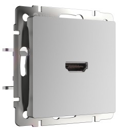 Розетка HDMI серебряный Werkel WL06-60-11