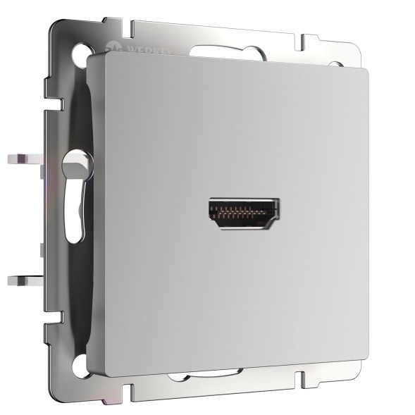 Розетка HDMI серебряный Werkel WL06-60-11