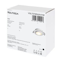 Встраиваемый светильник Voltega VGL7374DLB-01W