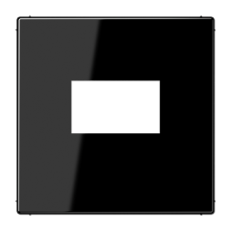 Крышка Jung LS серия черный (креплением шурупами) для USB зарядного устройства LS1969USBSW